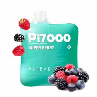 Elf Bar Pi7000 5% Super Berry одноразовий вейп