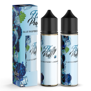 Fluffy Puff Blue Raspberry Lemonade ICE Ароматизатор (Гліцерін та буст у подарунок) 60мл 3мг