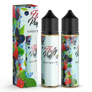 Fluffy Puff Forest Berry Tea ICE (Гліцерін та буст у подарунок) 60мл 3мг