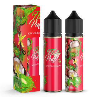 Fluffy Puff Kiwi Pomegranate  (Гліцерін та буст у подарунок) 60мл 3мг