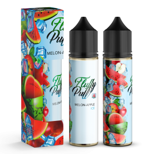 Fluffy Puff Melon Apple ICE Ароматизатор (Гліцерін та буст у подарунок) 60мл 3мг