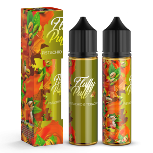 Fluffy Puff Pistachio Tobacco Ароматизатор (Гліцерін та буст у подарунок) 60мл 1.5мг