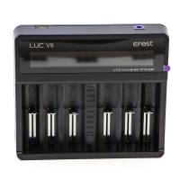 Зарядное устройство Efest LUC V6 LCD with car charger для аккумуляторов 18650