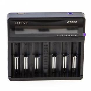 Зарядное устройство Efest LUC V6 LCD with car charger для аккумуляторов 18650 Зарядное устройство Efest LUC V6 LCD with car charger для аккумуляторов 18650