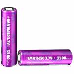 Аккумулятор высокотоковый Efest IMR 18650  3500 мА*ч 20А Flat Top Purple оригинал