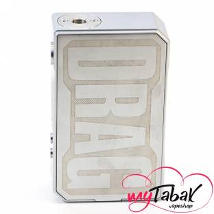 Voopoo DRAG Silver Black 157 Ватт Боксмод Стальной Оригинал Voopoo DRAG Silver Black 157 Ватт Боксмод Стальной Оригинал