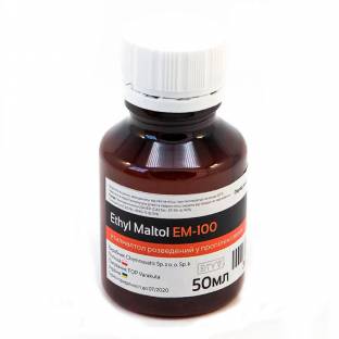Добавка к е-жидкости DIYV Ethyl Maltol ЕМ-100 10% 50мл - Chemnovatic Добавка к е-жидкости DIYV Ethyl Maltol ЕМ-100 10% 50мл - Chemnovatic