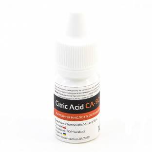 Добавка к е-жидкости DIYV Citric Acid CA-90 9% 10мл - Chemnovatic Добавка к е-жидкости DIYV Citric Acid CA-90 9% 10мл - Chemnovatic