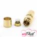 Цена El Tunder Mech Mod by Viva La Cloud - 18650 механический мод Brass Латунь Реплика