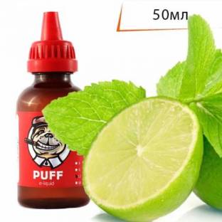 Жидкость для электронных сигарет PUFF Цитрусовая мята ↥  Citrus Mint 50мл 70VG 30PG 