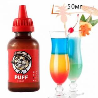 Жидкость для электронных сигарет PUFF Тропический коктель ↥Tropic cocktail 50мл 70VG 30PG