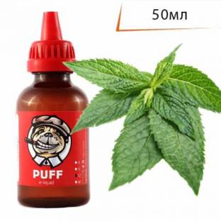 Жидкость для электронных сигарет PUFF Мята Перечная ↥ Peppermint 50мл  70VG 30PG