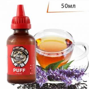 Жидкость для электронных сигарет PUFF Черный Чай с бергамотом ↥ Bergamot Black Tea 50мл 70VG 30PG