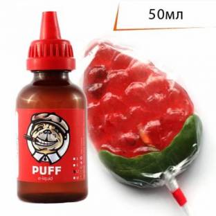 Жидкость для электронных сигарет PUFF Клубничный Леденец ↥  Sweet Strawberry 50мл 70VG 30PG