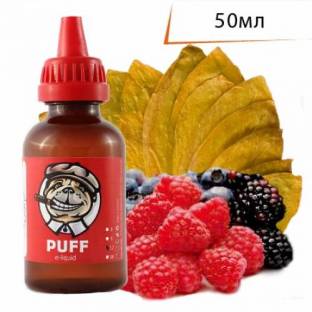 Жидкость для электронных сигарет PUFF Ягодный Табак ↥ Berry Tab 50мл 70VG 30PG 