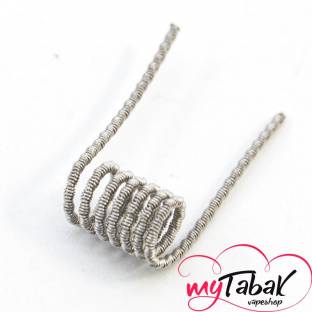 Fused clapton Coil FT 0.65 Ом 316L SS28 AWG*2+32 AWG готовая спираль - 1 шт Fused clapton Coil FT 0.65 Ом 316L SS28 AWG*2+32 AWG готовая спираль - 1 шт