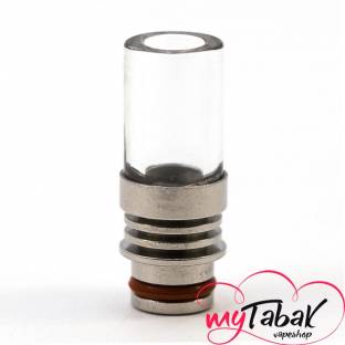 #118 Дрип тип (SS+Glass) 510й (A10, B5.9, C11, D4.9, E5.4, F22.2 мм)