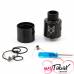 Recoil 24 RDA - Black обслуживаемый дрип атомайзер Φ24 мм Recoil 24 RDA - Black обслуживаемый дрип атомайзер Φ24 мм фото