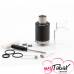Kennedy 22 RDA - Black обслуживаемый дрип атомайзер Φ22 мм Цена Kennedy 22 RDA - Black обслуживаемый дрип атомайзер Φ22 мм