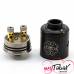 Petri V3 RDA - Black обслуживаемый дрип атомайзер Φ22 мм  фото