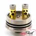 Petri V3 RDA - Black обслуживаемый дрип атомайзер Φ22 мм  в Украине