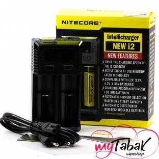 Nitecore Intellicharger NEW i2 Двурядное зарядное устройство для 18650 и т.п.