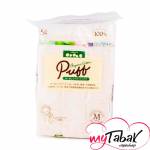 Puff organic cotton - органическая японская вата  (один кусок 6х5см)