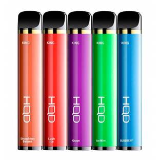 Pod HQD KING 2000 Disposable POD Device 1200 мАч Grape Виноград 5% одноразовий