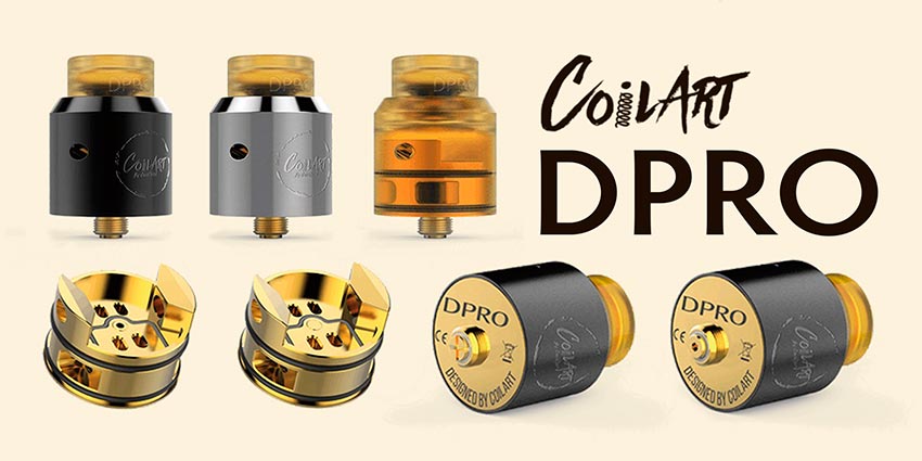 Новенькая дрипка без стоек DPRO RDA от производителя CoilArt
