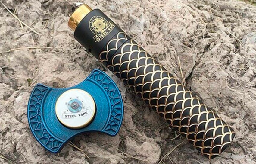 Яркий и стильный мехмод Sebone kit от производителя Steel Vape