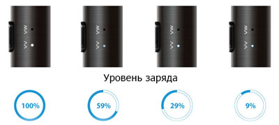 индикация заряда eCom